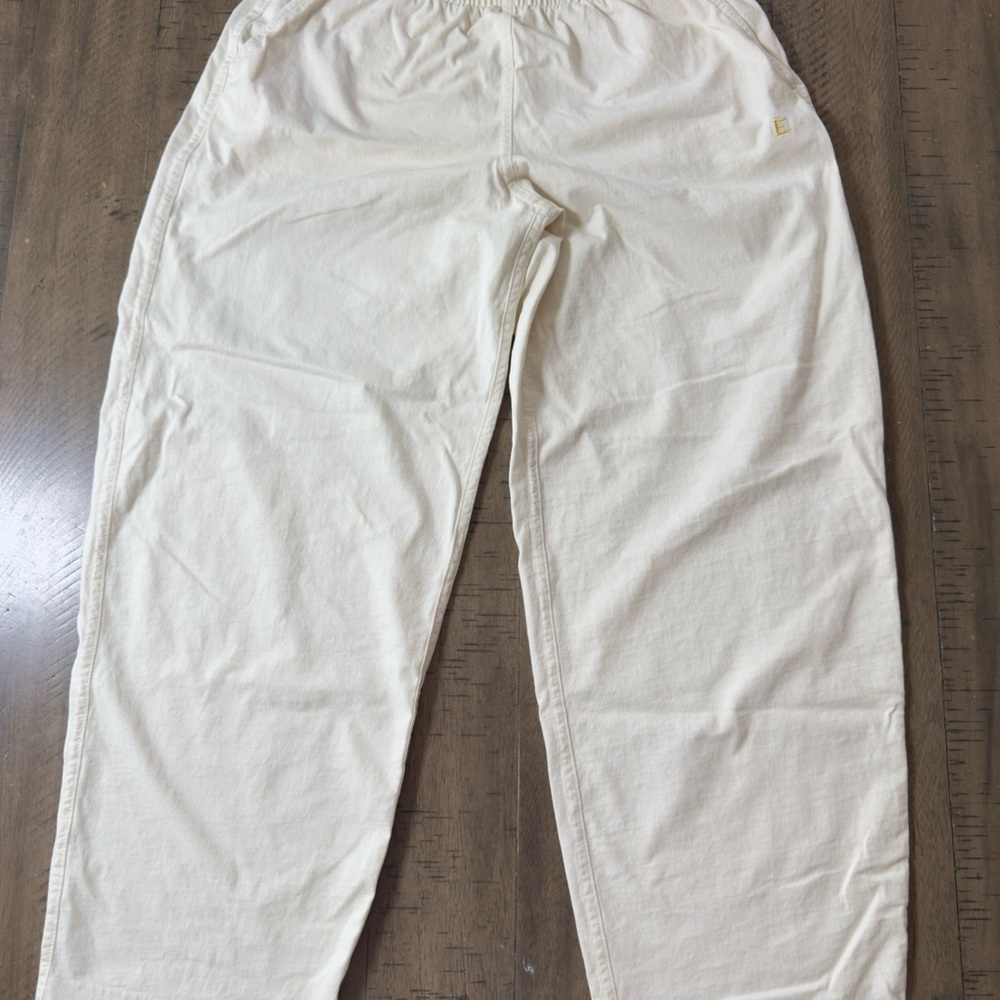 Everlane Organic Cotton White Wide-Leg Pants - Picture 8 of 11